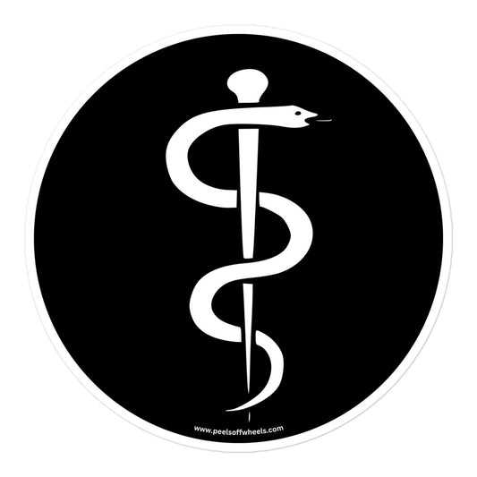 Medicine Symbol with snake around a stick