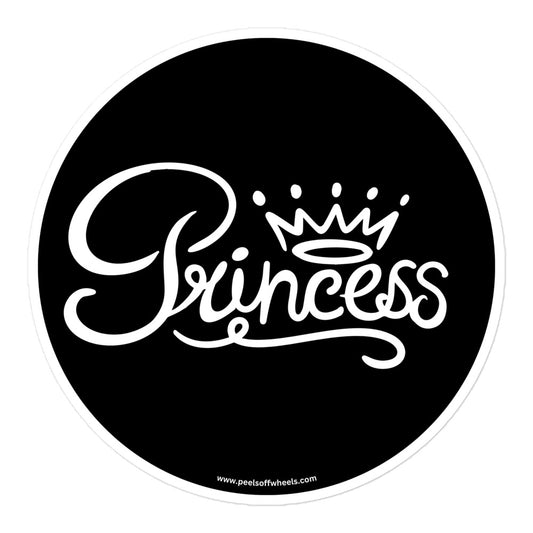 Princess sign with a small crown above C